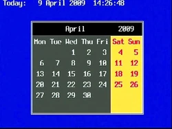 Calendar brt