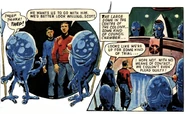 Kirk and Scott on alien trial