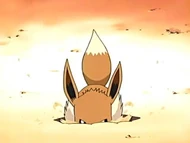 EP468 Eevee usando excavar