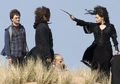 Harry Potter, Hermione Granger (disguised as Bella) and Ron Weasley.jpg