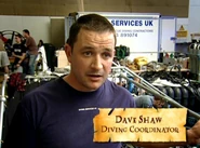 Dave Shaw (Diving Coordinator in HP4 - The Lake scene)