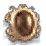 Brooch brown