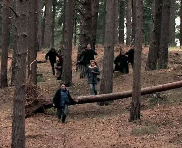 Snatchers chasing Harry Potter and Hermione Granger 03