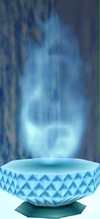 Blue Fire Pedestal
