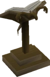 Teak-demon-lectern