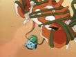 EP052 Bulbasaur aprisionando a Kingler con látigo cepa