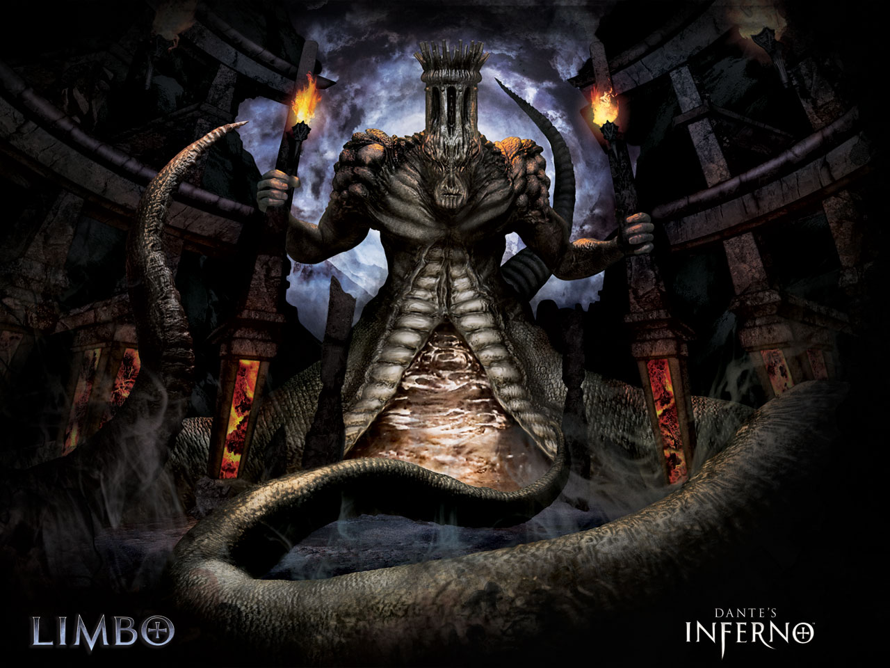 Image - King Minos.jpg - Dante's Inferno Wiki - Circles of Hell ...
