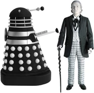 CO 5 First Doctor and Dalek B&W
