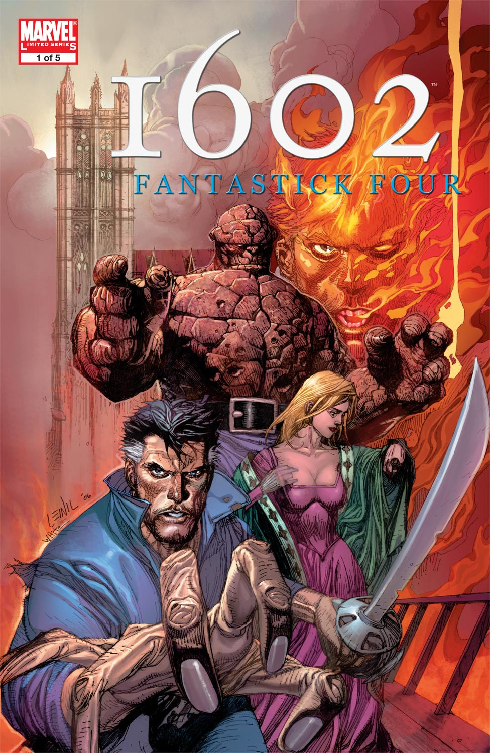 Marvel 1602 Fantastick Four Vol 1 1 Marvel Comics Database