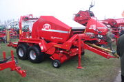 Lely Welger RP235 Baler wrapper at LAMMA 10 - IMG 7953