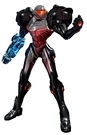 Phazon Suit on a Black Background