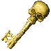 Item gold treasure chest key