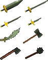 RS Classic Adamantite Weapons