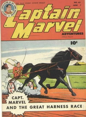 Cover for Captain Marvel Adventures #62