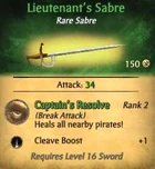 Lieutenant's Saber