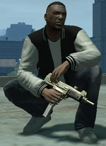 Micro SMG dorada TBOGT