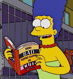 MargeHoldingBook