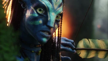 Neytiri with bow
