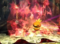 Torchic usando giro fuego SSBB