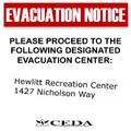 Evacuationnotice display