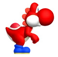 Red YoshiSMWWii