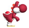 Maroon YoshiSMWWii