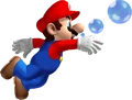 Swimming Mario