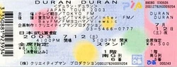 Duran ticket japan