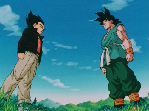 dragon ball z vegeta and goku. movie, Dragon