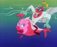 Warpnik on fish