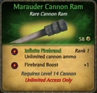 Marauder Cannon Ram