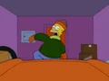 HomerRunningChristmas