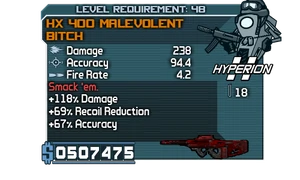 HX 400 Malevolent Bitch