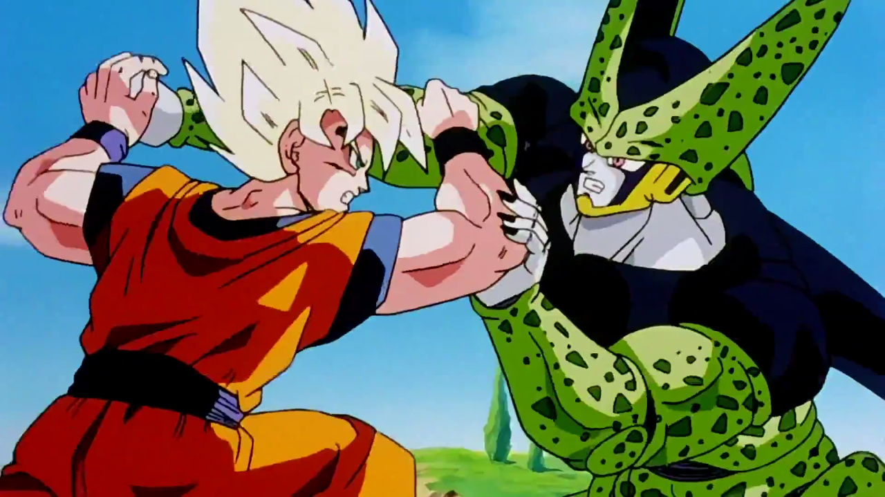 Goku Super Saiyan Power Up. Featured on:Goku