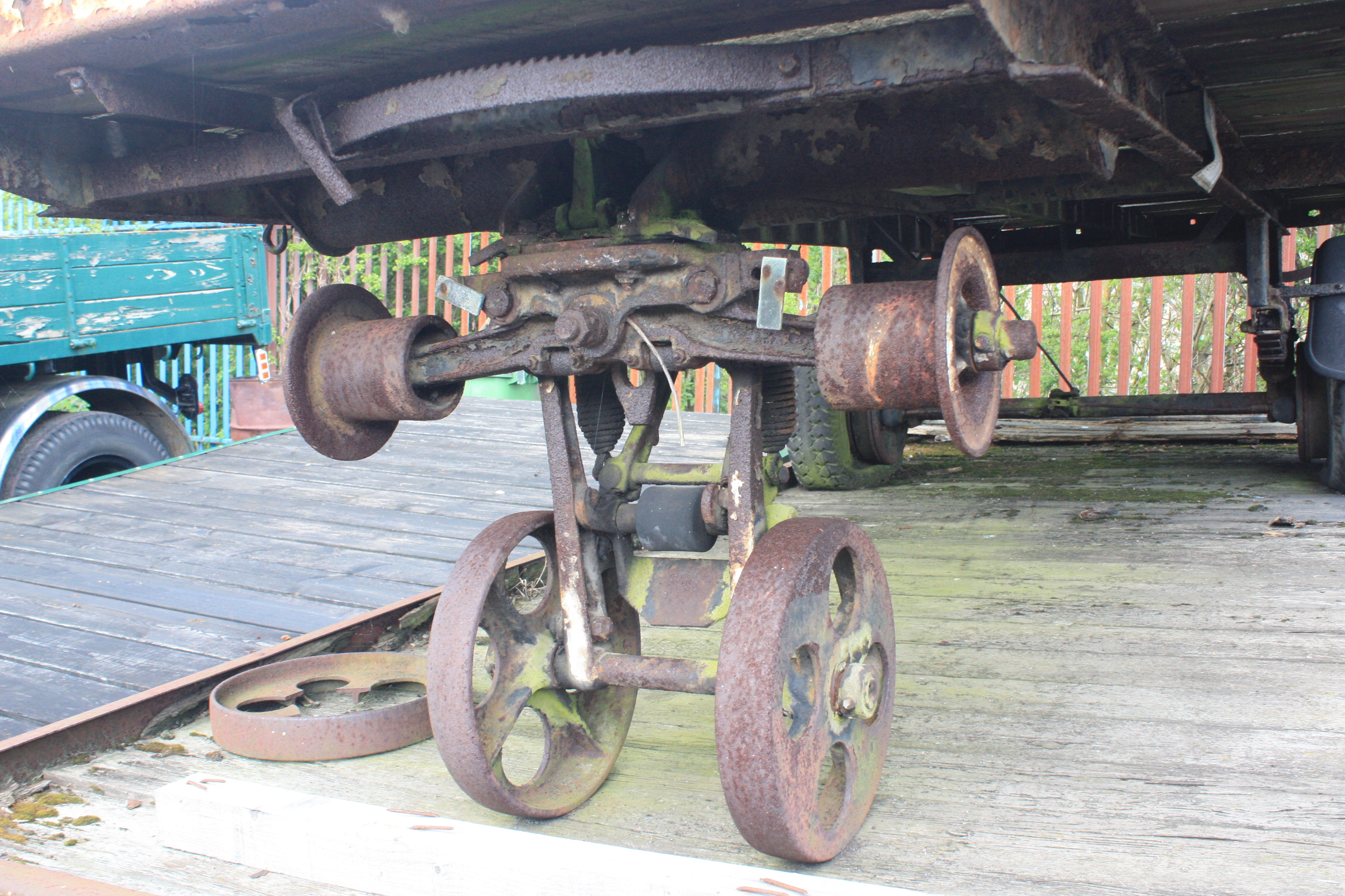 Scammell coupling on trailer