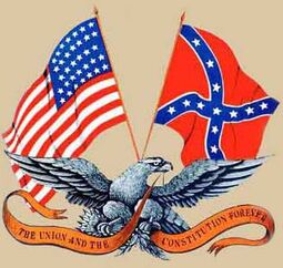 Rebel flag eagle