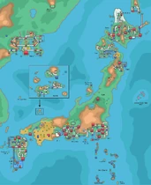 Regiones pokemon y Japón