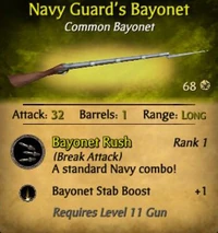 Navy Guard's Bayonet