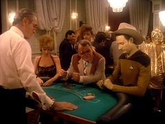 Data spielt Blackjack