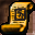 Stamped Al Arqas Lucky Gold Letter Icon