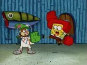 Sandy Spongebob Karate