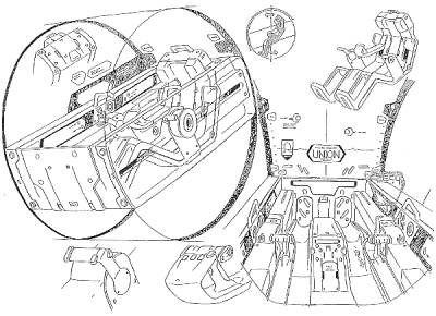 Gundam Unicorn Cockpit