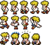 Calca in battle.
