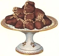 Maple fondant acorns
