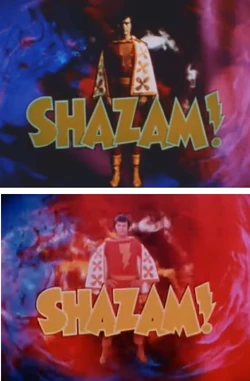 Shazam Title Cards