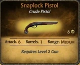 Snaplock Pistol