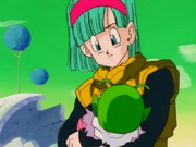 BulmaHoldingANamekianKid