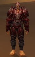 Crusader's scaled battlegear