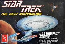 AMT Model kit 6619 USS Enterprise-D 1988