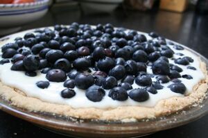 Blueberry tart